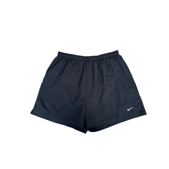 nike dri fit athletic running black shorts women’s size large loose fit gym - Picture 1 of 6